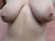 Armpit Fetish, Hairy Armpits and Hairy Pussy, Big Natural Boobs Tease 3/16