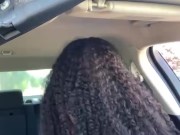 Fucked in the car while people ride by 15/16