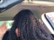 Fucked in the car while people ride by 4/16