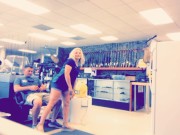 Trying to be naughty @ work but he turned me down 3/16