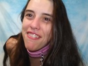 First Time AHEAGO Cross Eyed Goon Disgusted Silly Funny Gross Face Embarrassed Girl Tries Hard 1st 7/16