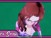 POV fucking Atom Eve on the rooftop, fucking her doggystyle against a fence. Invincible Hentai.