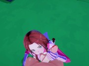 POV fucking Atom Eve on the rooftop, fucking her doggystyle against a fence. Invincible Hentai. 2/16