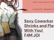 Sexy Scientist Coworker Shrinks You And Plays With You Before EATING You! Giantess Vore Roleplay 4/16