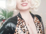 Latex Rubber Catsuit Selfie Video, MILF in fashion Catsuit 7/16