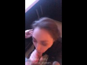 Passionate deep blowjob. Hotwife is sucking a big cock. 12/16