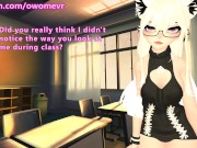 Horny Teacher fucks you after class - Hentai JOI [VRchat erp, ASMR, POV, Vtuber, School Cosplay] 2/16