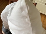 Russian bitch wanted burger sauce and got a lot of cum. Hd blowjob 7/16