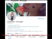 Dancing in front of the webcam while I undress and show my ass - Vaiolet1314 Chaturbate 16/16