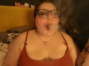 Chubby Hippie Sugar Dandy Smokes Two Cigarettes at Once 4/16
