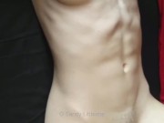 Skinny sexy nude girl abdominals fitness model 2/16