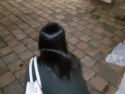 Stranger Controls my Vibrator Lovense/ in Public square and makes me have a Big Squirt kathalina7777 12/16