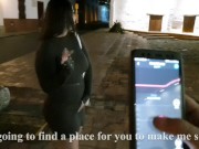 Stranger Controls my Vibrator Lovense/ in Public square and makes me have a Big Squirt kathalina7777 9/16
