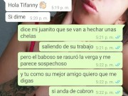 chupando verga y leche del amigo chapulín de mi esposo, me llena la cara de semen 1/16