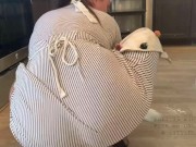 THE CHEF WANTS YOU TO HAVE HER FOR DESSERT SO SHE COVERS HERSELF IN HONEY & MAKES A MESS 1/16