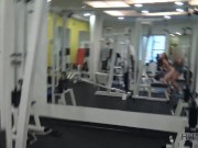 HUNT4K Cuckold for cash permits hunter to fuck his GF in the empty gym 13/16