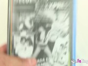 Busty blonde MILF gets surprised by the BIG COCK this young dude has 5/16