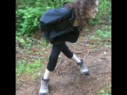 Lesbian hiking piss compilation - Zoey and Rose 1/16