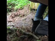 Lesbian hiking piss compilation - Zoey and Rose 10/16