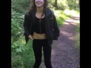 Lesbian hiking piss compilation - Zoey and Rose 8/16