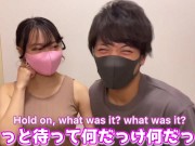 丸の内OLレイナのエロ動画を見ながらセックスしたら濡れすぎて大量潮吹きしちゃいました。。Japanese Amateur SEX Fingering Squirting HD - えむゆみカップル 1/16