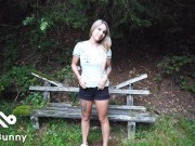 Holiday at home - Hot Creampie at the edge of the forest 2/16