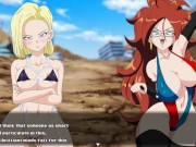 Super Slut Z Tournament [Hentai game] Ep.3 Android 18 fucked by an giant dick old pervert god 2/16