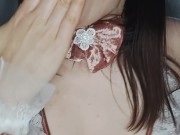 Lika Lax plays with strawberries in her mouth and fucks herself in the throat 14/16