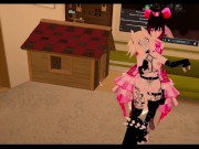 Dommy mommy plays with bitch, VRChat, Lovense, Long distance sex 6/16