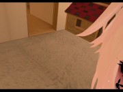 Dommy mommy plays with bitch, VRChat, Lovense, Long distance sex 8/16