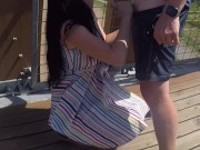 Watching tower public risky sex - we dont care about guests around 13/16