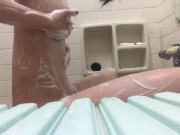 【個人撮影】のお風呂タイム…..ムラムラしてシャワーオナニーしてる♡ 5/16