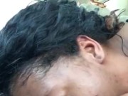 Ebony Freak Deepthroating Gagging Big Dick And Balls Sloppy Blowjob 1/16