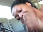 Ebony Freak Deepthroating Gagging Big Dick And Balls Sloppy Blowjob 4/16