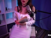 A beauty reads a book and masturbates. Literary orgasm from sexy beauty ( 4K ULTRA HD ) 2/16