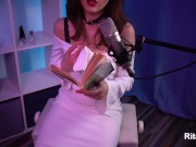 A beauty reads a book and masturbates. Literary orgasm from sexy beauty ( 4K ULTRA HD ) 5/16