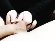 College Lesbian Playing and Teasing Hard Cock 14/16