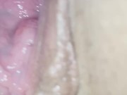 Playing in wife’s ruined pussy after BBC creampie 5/16