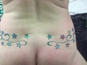 Hotwife cums hard! Dildo fuck and grool cleanup 16/16