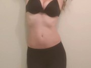 Sexy babe stripping naked 3/16