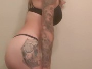 Sexy babe stripping naked 5/16