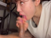 素人/個人撮影・RYO＆YUU♡JD彼女のおねだりフェラ　生SEXしたくておちんこペロペロ　素人カップル/ハメ撮り//手コキ/美少女/１０代/リアル/スマホ撮影/japanese/Amateur 10/16