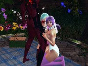 Nanatsu no Taizai Elizabeth Liones and Melascula having fun with the demon 1/16