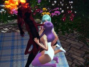 Nanatsu no Taizai Elizabeth Liones and Melascula having fun with the demon 6/16