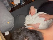 素人/個人撮影・RYO＆YUU♡現役JD彼女と初ハメ撮りSEXで生ハメ＆中出し(前半) 素人カップル//パイパン/スレンダー/貧乳/１０代/美少女/Japanese Amateur 1/16