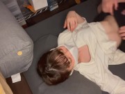 素人/個人撮影・RYO＆YUU♡現役JD彼女と初ハメ撮りSEXで生ハメ＆中出し(前半) 素人カップル//パイパン/スレンダー/貧乳/１０代/美少女/Japanese Amateur 2/16