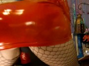 4K HD POV Latex Dominatrix SPH FaceSitting Thick Arab Ass Worship JOI Slomo Latex Ass worship Edging 3/16