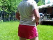 Twerking my delicious big Ass while my nosy neighbors watch 5/16