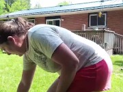 Twerking my delicious big Ass while my nosy neighbors watch 6/16