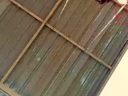 Cute housewife has fun without panties on the swing Slut swings and shows her perfect pussy 3 12/16